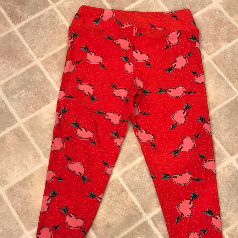LuLaRoe TC Valentine Leggings